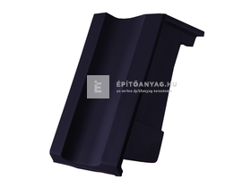 Creaton OPTIMA félnyeregtető szegélycserép préselt jobb Finesse fekete üvegmázas Creaton OPTIMA félnyeregtető szegélycserép préselt jobb Finesse fekete üvegmázas