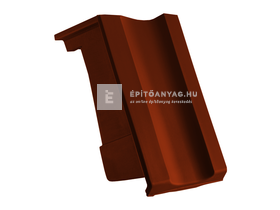 Creaton OPTIMA félnyeregtető szegélycserép préselt bal Finesse borvörös üvegmázas Creaton OPTIMA félnyeregtető szegélycserép préselt bal Finesse borvörös üvegmázas