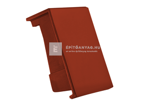 Creaton DOMINO félnyeregtető szegélycserép bal Nuance borvörös engóbozott Creaton DOMINO félnyeregtető szegélycserép bal Nuance borvörös engóbozott