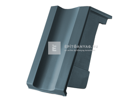 Creaton OPTIMA félnyeregtető szegélycserép préselt jobb Nuance szürke engóbozott Creaton OPTIMA félnyeregtető szegélycserép préselt jobb Nuance szürke engóbozott