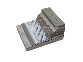 Dörken Delta Terraxx Felületszivárgó lemez kasírozott, ragasztósávval 2,4x12,5 m Dörken Delta Terraxx Felületszivárgó lemez kasírozott, ragasztósávval 2,4x12,5 m