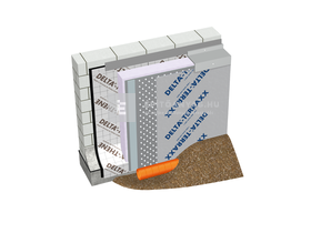 Dörken Delta Terraxx Felületszivárgó lemez kasírozott, ragasztósávval 2,4x12,5 m Dörken Delta Terraxx Felületszivárgó lemez kasírozott, ragasztósávval 2,4x12,5 m