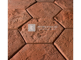 Fabrostone Cotto Hexa Járólap terrakotta 20x20x2,5 cm Fabrostone Cotto Hexa Járólap terrakotta 20x20x2,5 cm