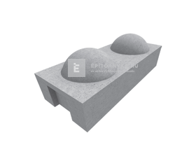 SW KPE-2/90 Útszegélygömb 60x25x24 cm SW KPE-2/90 Útszegélygömb 60x25x24 cm