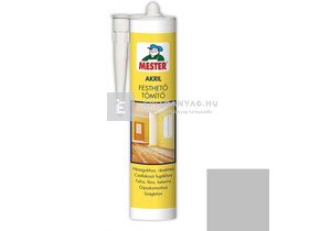 Mester Akril Festhető Tömítő szürke 310 ml Mester Akril Festhető Tömítő szürke 310 ml