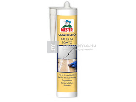 Mester Csiszolható Fal és Fa Tömítő törtfehér 310 ml Mester Csiszolható Fal és Fa Tömítő törtfehér 310 ml