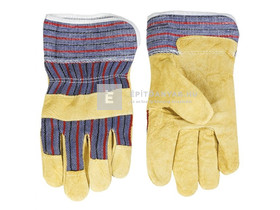 Topex bőr védőkesztyű sárga 10,5-ös Topex bőr védőkesztyű sárga 10,5-ös