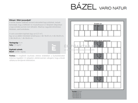 KK Kavics Bázel Vario Kombi térkő szürke 8 cm KK Kavics Bázel Vario Kombi térkő szürke 8 cm