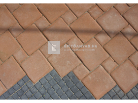 KK Kavics Barcelona Classic Térkő nagykocka KK agyag 30x30 cm 6 cm KK Kavics Barcelona Classic Térkő nagykocka KK agyag 30x30 cm 6 cm