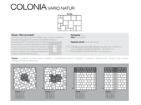KK Kavics Colonia Vario kombi térkő borostyán 6 cm KK Kavics Colonia Vario kombi térkő borostyán 6 cm