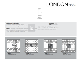 KK Kavics London Ódon Térkő tégla beige 10x20 cm 5 cm KK Kavics London Ódon Térkő tégla beige 10x20 cm 5 cm