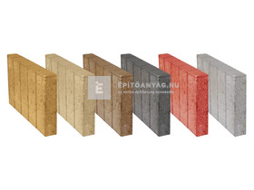 KK Kavics paliszád szegély vörös 6x30x50 cm KK Kavics paliszád szegély vörös 6x30x50 cm