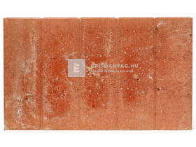 KK Kavics paliszád szegély vörös 6x30x50 cm KK Kavics paliszád szegély vörös 6x30x50 cm