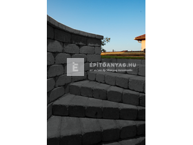 KK Kavics Project Aquincum Blokk antracit 15x20x40 cm KK Kavics Project Aquincum Blokk antracit 15x20x40 cm