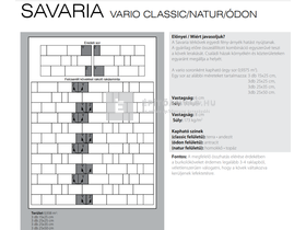 KK Kavics Savaria Vario Classic Kombi térkő andezit 6 cm