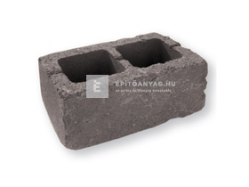 Leier Antik kerítéskő normálkő felezhető, füstantracit 20x40x20 cm Leier Antik kerítéskő normálkő felezhető, füstantracit 20x40x20 cm