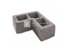 Leier Antik kerítéskő sarokelem füstantracit 20x40x20 cm Leier Antik kerítéskő sarokelem füstantracit 20x40x20 cm