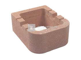 Leier Kaiserstein rézsűkő barna 25x31x12,5 cm Leier Kaiserstein rézsűkő barna 25x31x12,5 cm