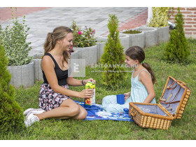 Leier Luna Quartz Midi rézsűkő szürke 30x40x25 cm Leier Luna Quartz Midi rézsűkő szürke 30x40x25 cm