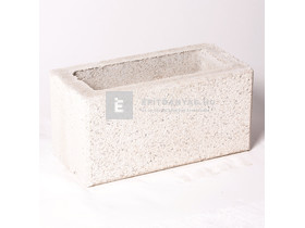 Leier Modern kerítéskő normálkő finomszórt, törtfehér 20x40x20 cm Leier Modern kerítéskő normálkő finomszórt, törtfehér 20x40x20 cm