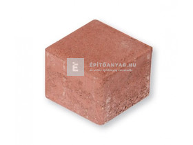 Leier Quadro térkő kocka, piros 8x8x6 cm Leier Quadro térkő kocka, piros 8x8x6 cm