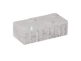 Leier taktilis jelzőkő pogácsás, szürke 10x20x6 cm Leier taktilis jelzőkő pogácsás, szürke 10x20x6 cm