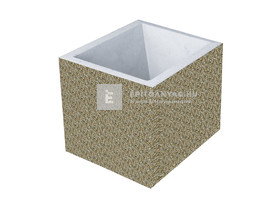 Leier virágtartó láda gyöngykavicsos 30x30x30 cm Leier virágtartó láda gyöngykavicsos 30x30x30 cm