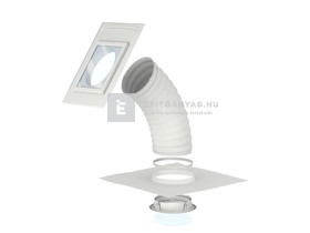 Velux TLF 200 cm fénycsatorna flexibilis csővel sík tetőfedő anyaghoz Velux TLF 200 cm fénycsatorna flexibilis csővel sík tetőfedő anyaghoz