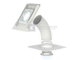 Velux TWF 200 cm fénycsatorna flexibilis csővel profilos tetőfedő anyaghoz Velux TWF 200 cm fénycsatorna flexibilis csővel profilos tetőfedő anyaghoz
