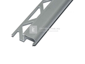 Salag alumínium barázdált, íves lépcsőprofil 10 mm, eloxált ezüst 2,5 m Salag alumínium barázdált, íves lépcsőprofil 10 mm, eloxált ezüst 2,5 m
