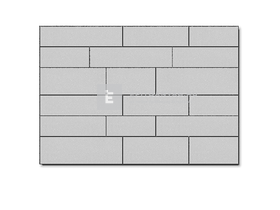 Semmelrock Asti Kombi térkő Einstein fuga, világosszürke 7 cm