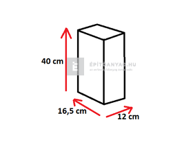 Semmelrock Citytop Paliszád szürke 40x12x16,5 cm Semmelrock Citytop Paliszád szürke 40x12x16,5 cm