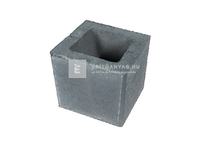 újHÁZ Modern kerítéskő natúr félkő carbon 20x20x20 cm újHÁZ Modern kerítéskő natúr félkő carbon 20x20x20 cm