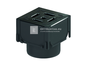 Aco Hexaline 2.0 Csatlakozóelem, függőleges DN110 csőcsonkkal fekete Aco Hexaline 2.0 Csatlakozóelem, függőleges DN110 csőcsonkkal fekete