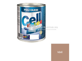 Poli-Farbe Cellkolor Aqua Zománcfesték selyemfényű kávé 1 l