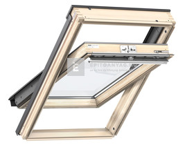 Velux GZL CK02 1051 Standard 55x78 cm fa tetőtéri ablak felső kilinccsel, edzett üveggel
