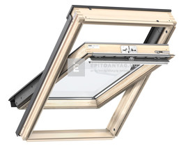 Velux GZL MK08 1051 Standard 78x140 cm fa billenő tetőtéri ablak, felső kilincses