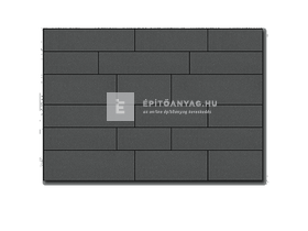 Semmelrock Asti Kombi térkő Einstein fuga, sötétszürke 7 cm Semmelrock Asti Kombi térkő Einstein fuga, sötétszürke 7 cm