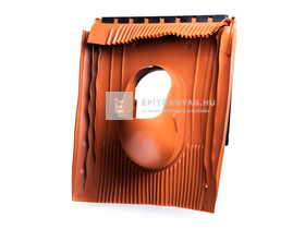 Klöber műanyag alapcserép, univerzális, DN125 téglavörös Klöber műanyag alapcserép, univerzális, DN125 téglavörös