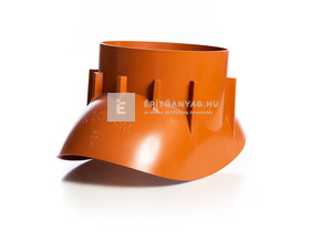 Klöber gázcső átvezető adapter 70/110 mm téglavörös Klöber gázcső átvezető adapter 70/110 mm téglavörös