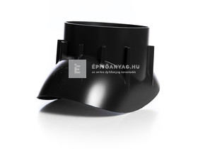 Klöber gázcső átvezető adapter 70/110 mm fekete Klöber gázcső átvezető adapter 70/110 mm fekete