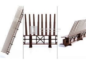 Ereszszellőző léc + fésű barna 1 m Ereszszellőző léc + fésű barna 1 m