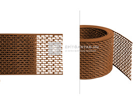 Ereszszellőző szalag barna 10 cm x 5 m Ereszszellőző szalag barna 10 cm x 5 m