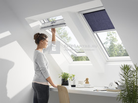 Velux GLU MK04 0051 Standard ablak felső kilinccsel, edzett üveggel 78x98 cm