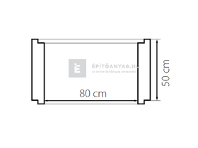 KK Kavics Atlasz Aknamagasító gyűrű 80x50/9 cm KK Kavics Atlasz Aknamagasító gyűrű 80x50/9 cm