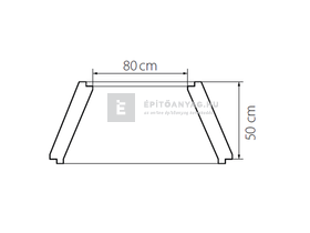 KK Kavics Atlasz Aknaszűkítő elem 100x80x50 cm KK Kavics Atlasz Aknaszűkítő elem 100x80x50 cm