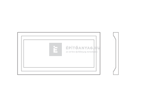 KK Kavics Atlasz Kerítéspalló vasbeton KL 300x50x7 cm KK Kavics Atlasz Kerítéspalló vasbeton KL 300x50x7 cm