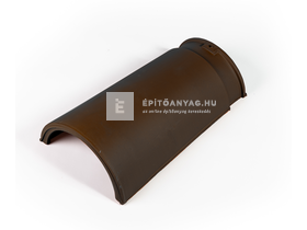 Tondach sajtolt sima XXL gerinccserép terrabarna (rögzítőkapoccsal) Tondach sajtolt sima XXL gerinccserép terrabarna (rögzítőkapoccsal)