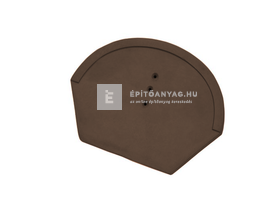 Tondach univerzális lekerekített gerinc kezdő- és lezáróelem FusionColor terrabarna Tondach univerzális lekerekített gerinc kezdő- és lezáróelem FusionColor terrabarna