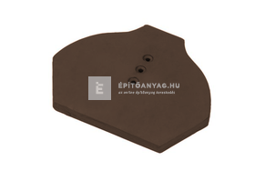 Tondach hornyolt gerinc lezáróelem FusionColor terrabarna Tondach hornyolt gerinc lezáróelem FusionColor terrabarna